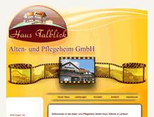 Tablet Screenshot of haus-talblick-lerbach.de